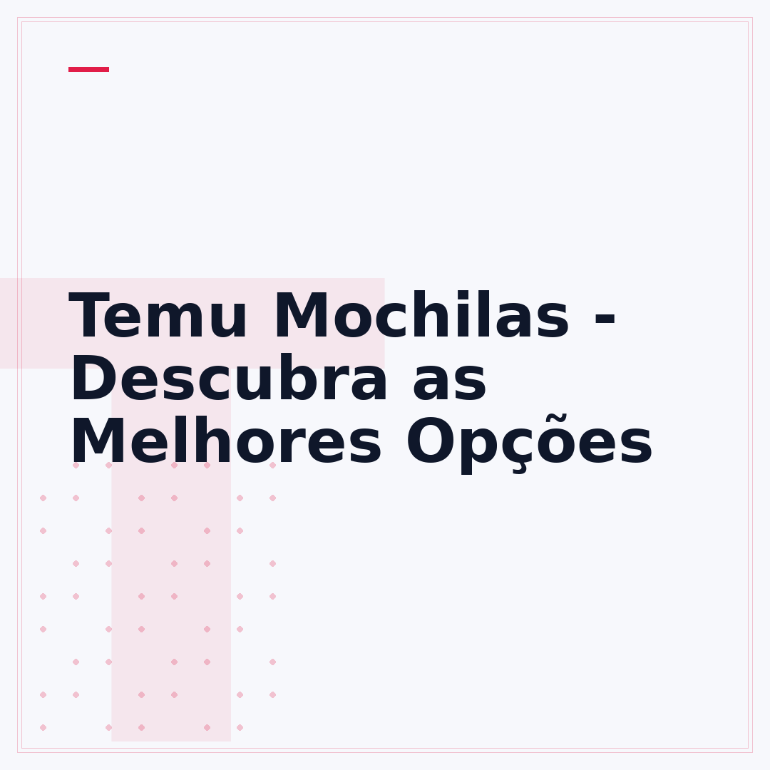 Temu Mochilas - Descubra as Melhores Opções