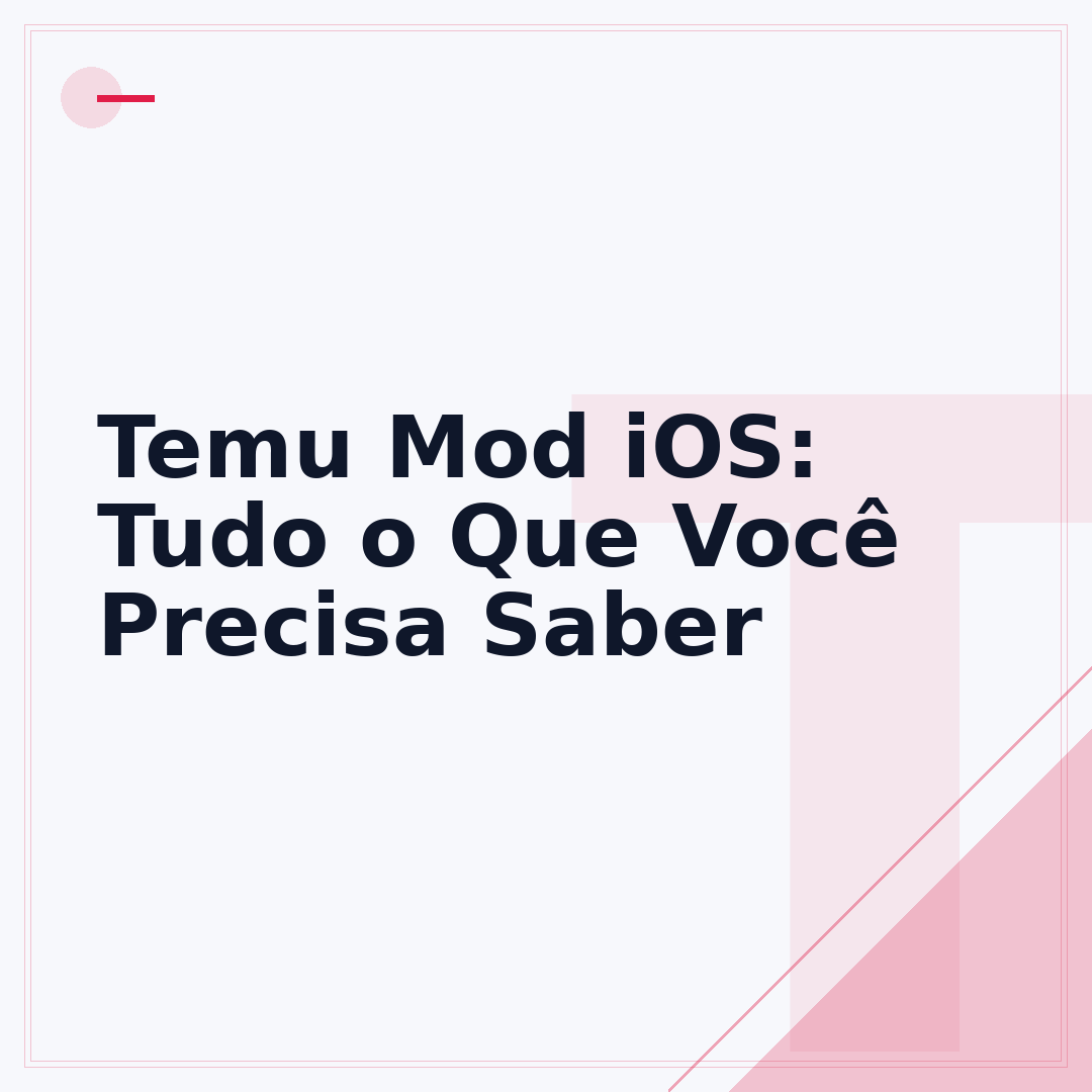 Temu Mod iOS: Tudo o Que Você Precisa Saber
