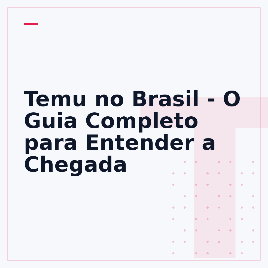 Temu no Brasil - O Guia Completo para Entender a Chegada