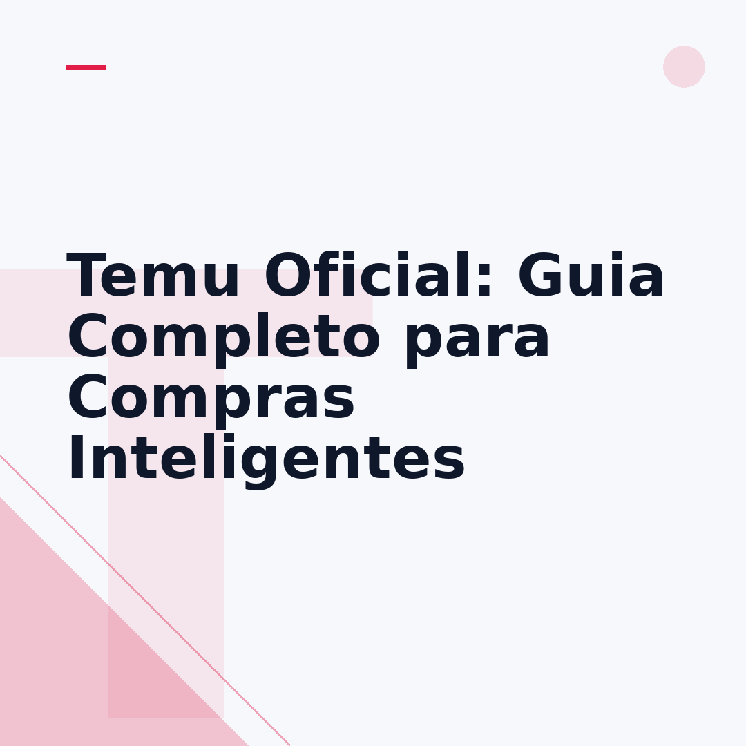Temu Oficial: Guia Completo para Compras Inteligentes