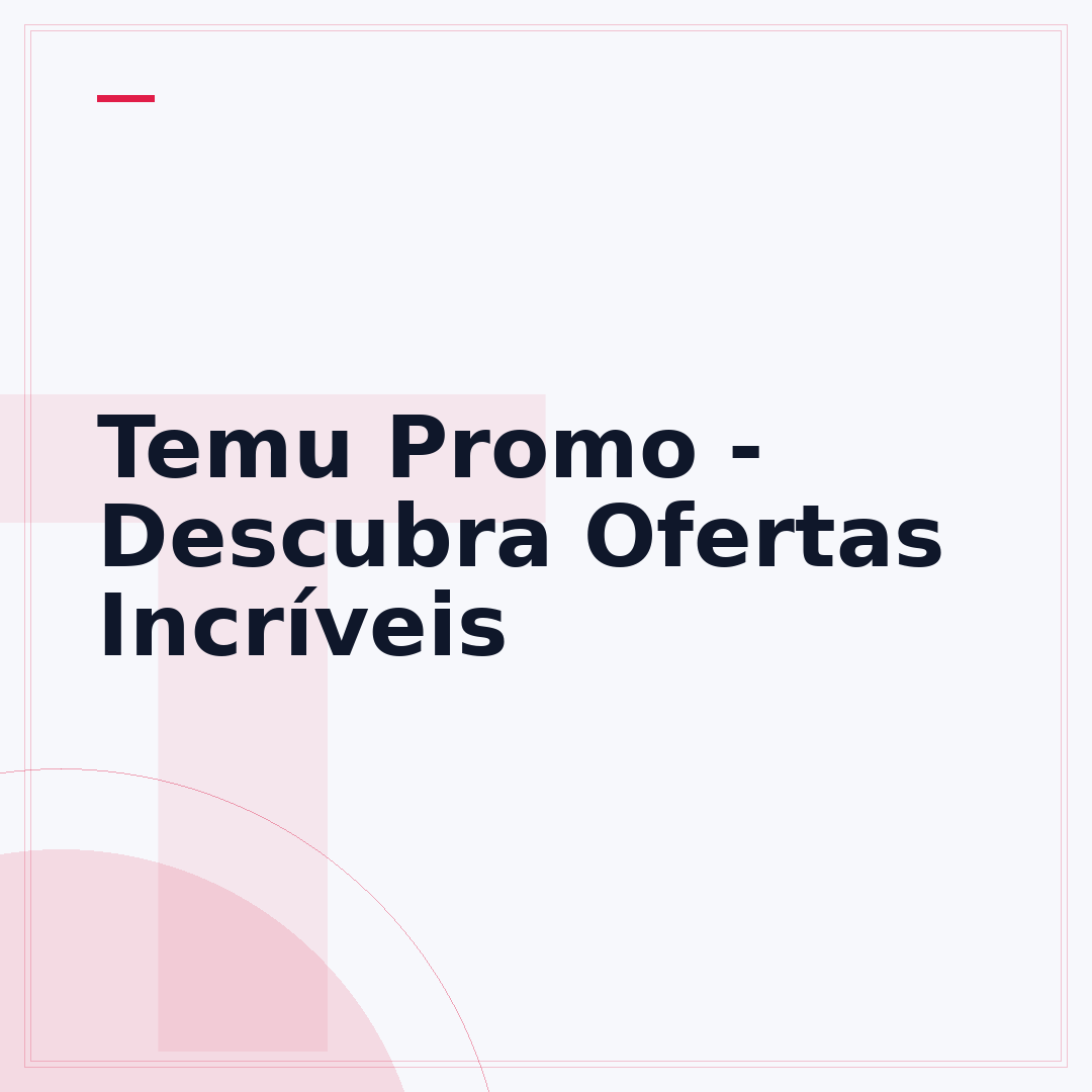 Temu Promo - Descubra Ofertas Incríveis
