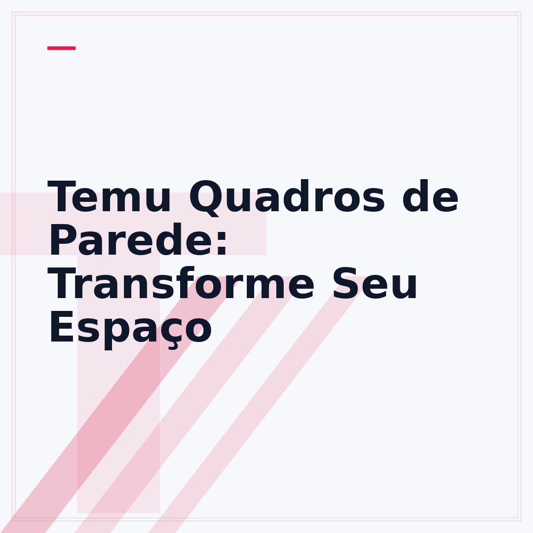 Temu Quadros de Parede: Transforme Seu Espaço