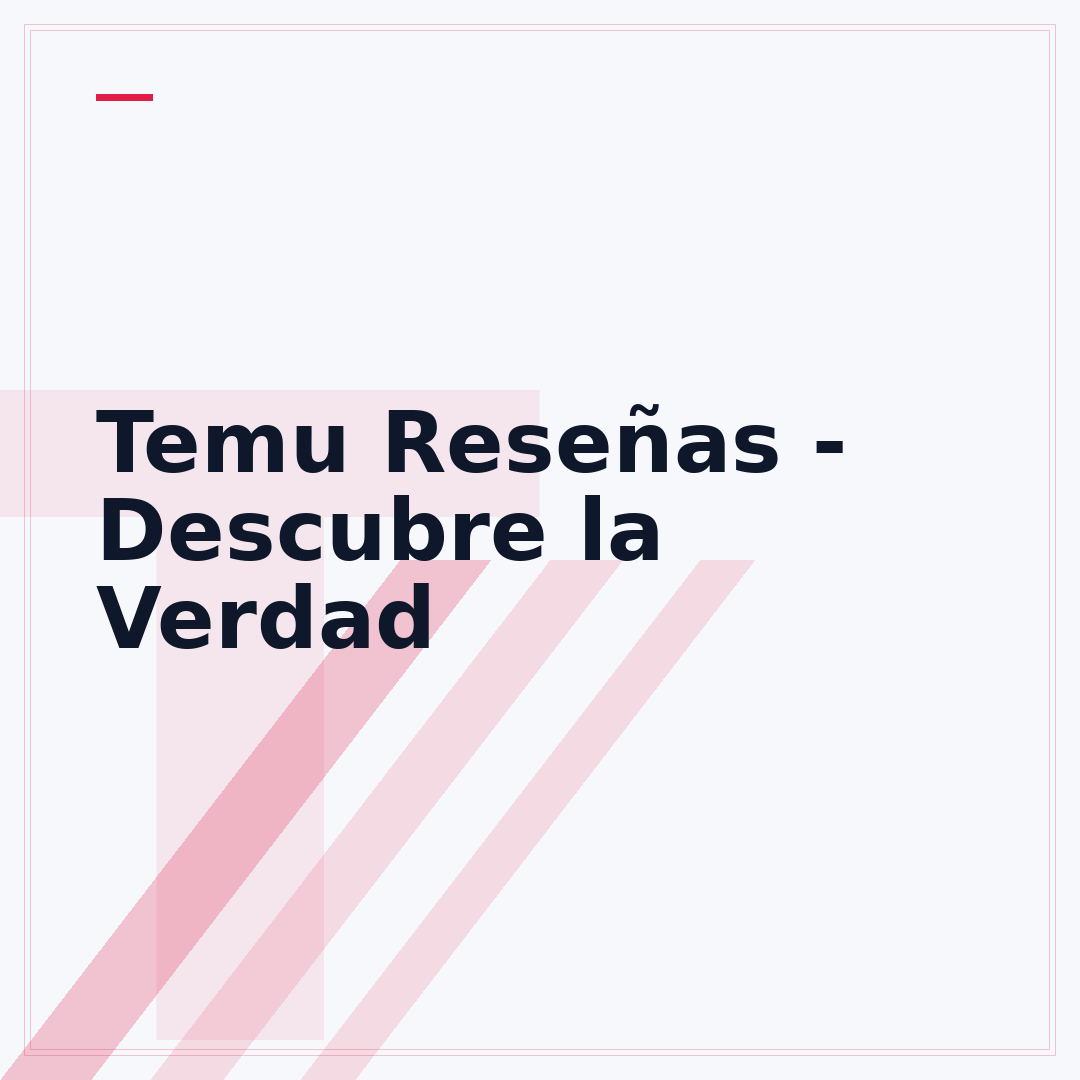 Temu Reseñas - Descubre la Verdad