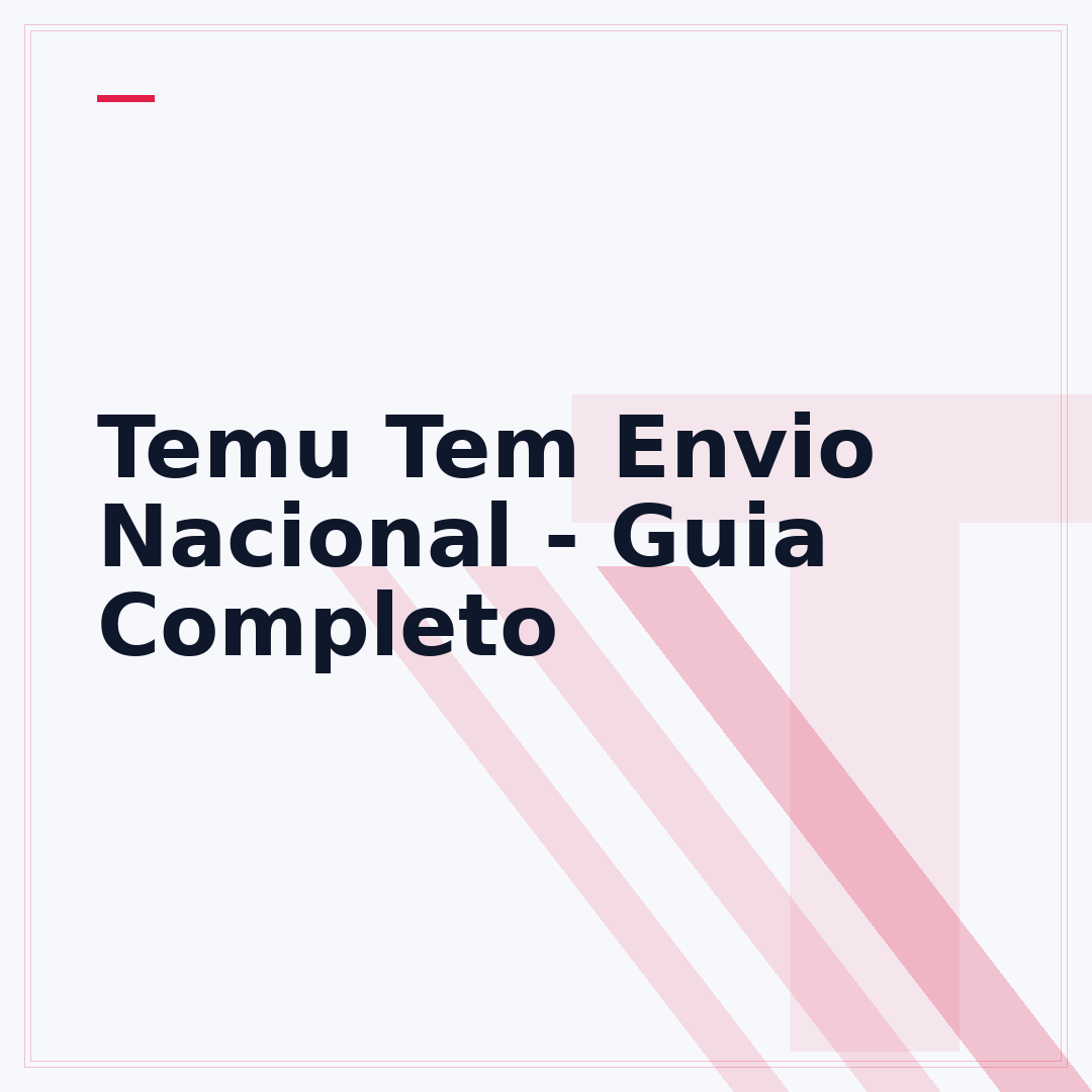 Temu Tem Envio Nacional - Guia Completo