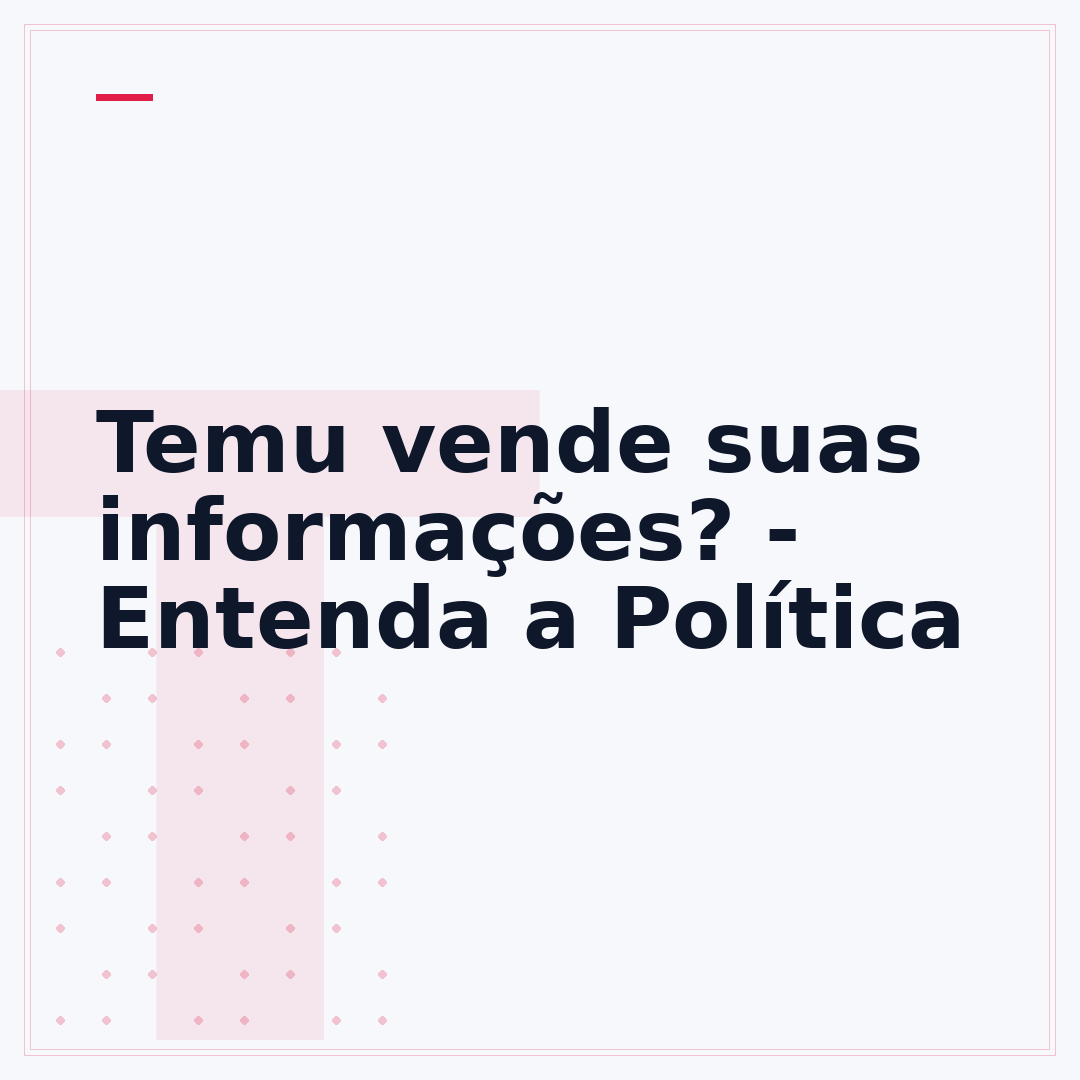 Temu vende suas informações? - Entenda a Política