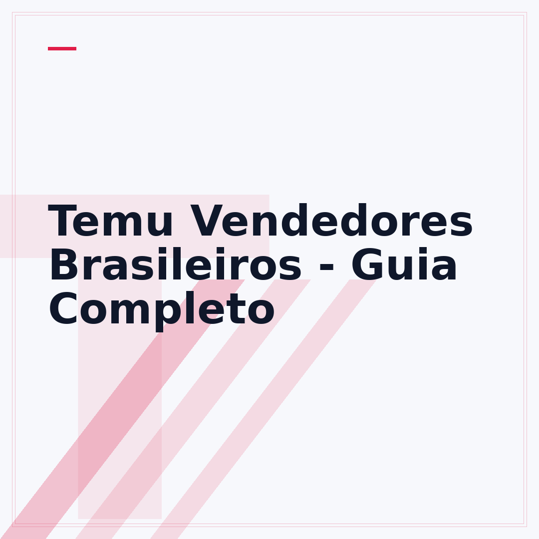 Temu Vendedores Brasileiros - Guia Completo