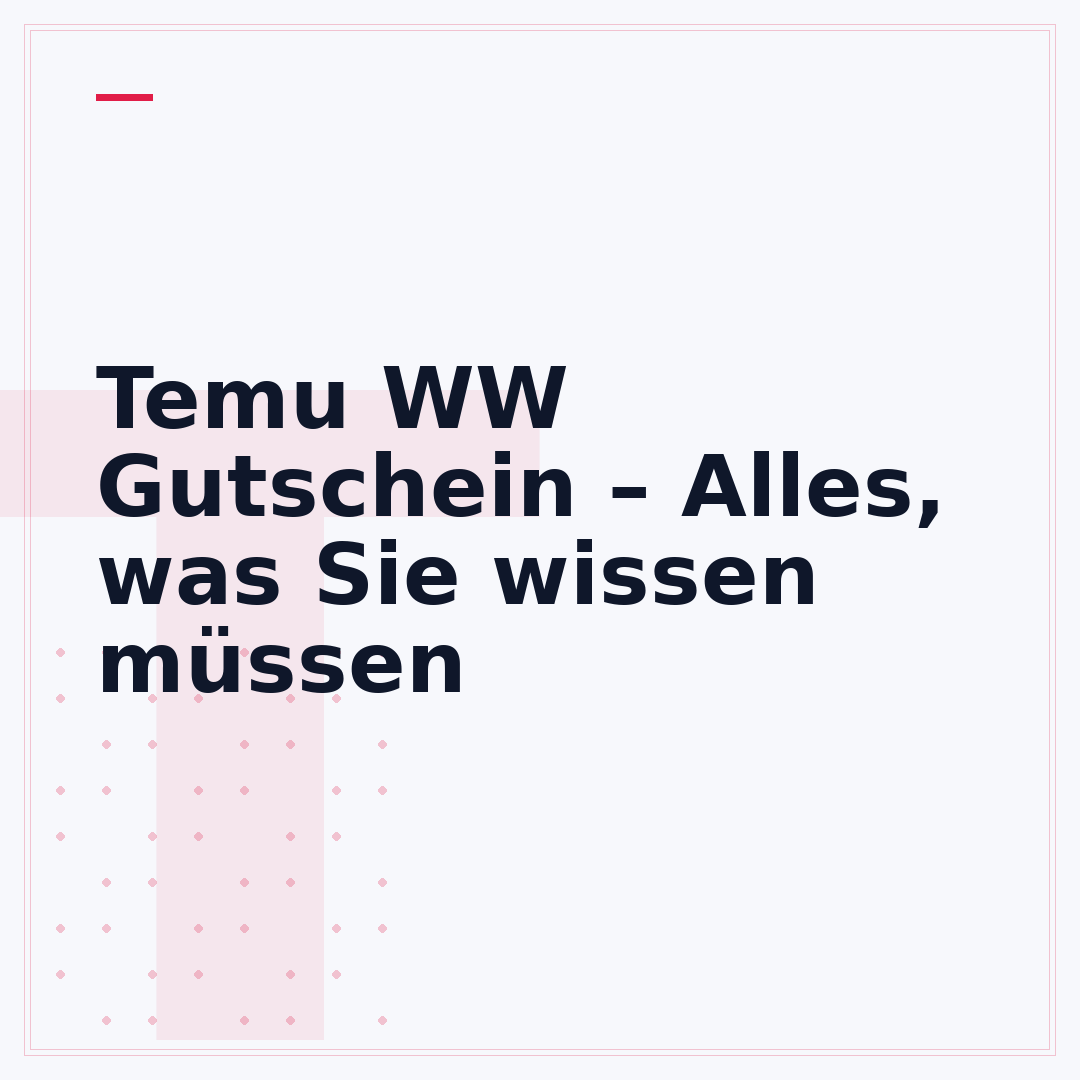 Temu WW Gutschein – Alles, was Sie wissen müssen