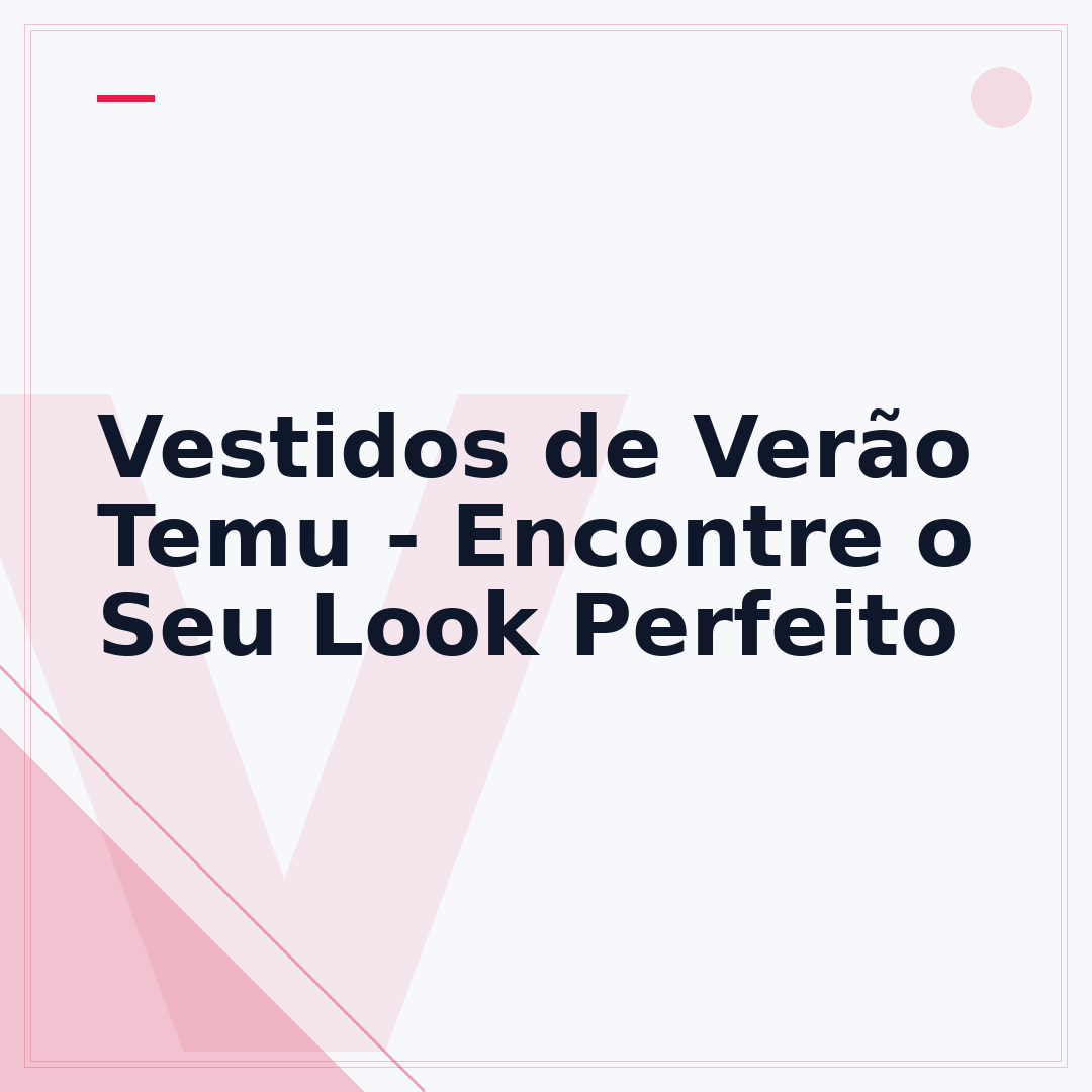 Vestidos de Verão Temu - Encontre o Seu Look Perfeito