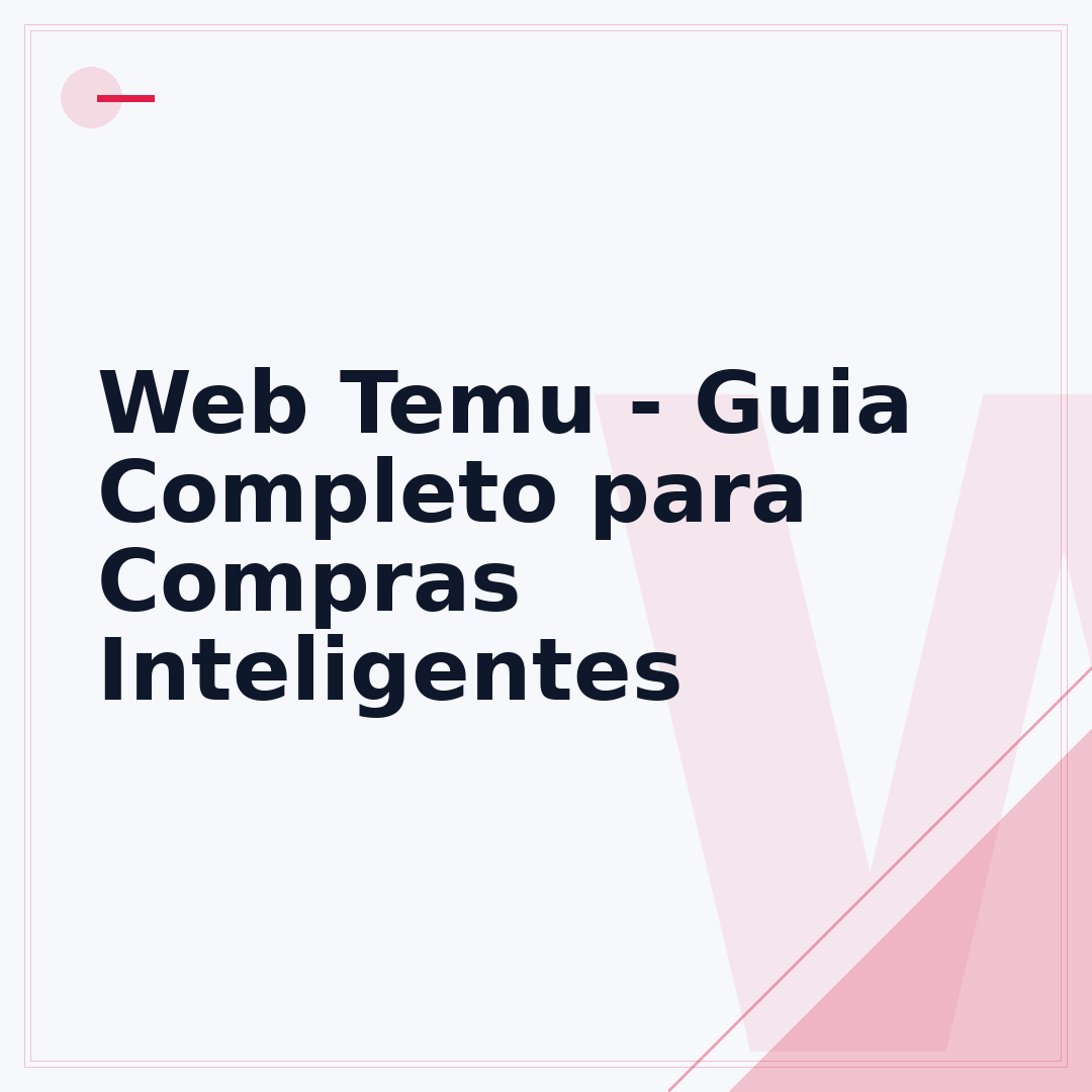 Web Temu - Guia Completo para Compras Inteligentes